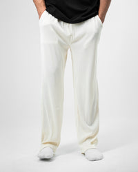 MEN’S BEIGE RELAXED-FIT LOUNGE PANTS