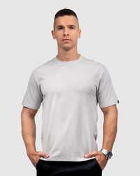 Men’s Light Grey Crew Neck T-Shirt