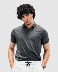Men’s Charcoal Grey Polo T-Shirt