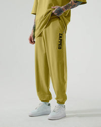ZAPPED COTTON JOGGER PANTS - PISTACHIO