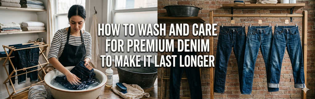 How to Wash and Care for Premium Denim to Make It Last Longer