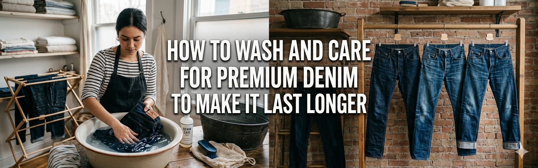 How to Wash and Care for Premium Denim to Make It Last Longer