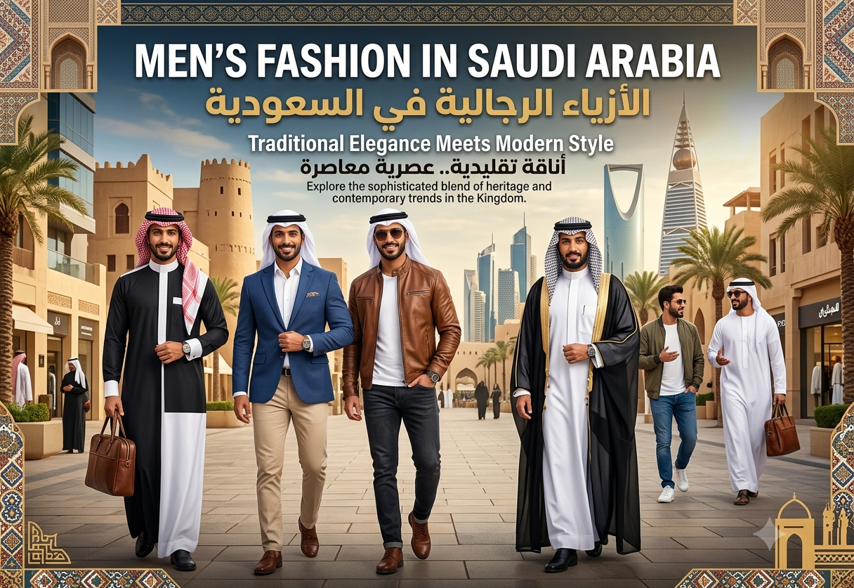 Men's Fashion in Saudi Arabia A Riyadh, Jeddah & Eastern Province Style Guide