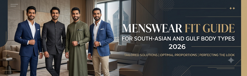 Menswear Fit Guide for South-Asian and Gulf Body Types 2026