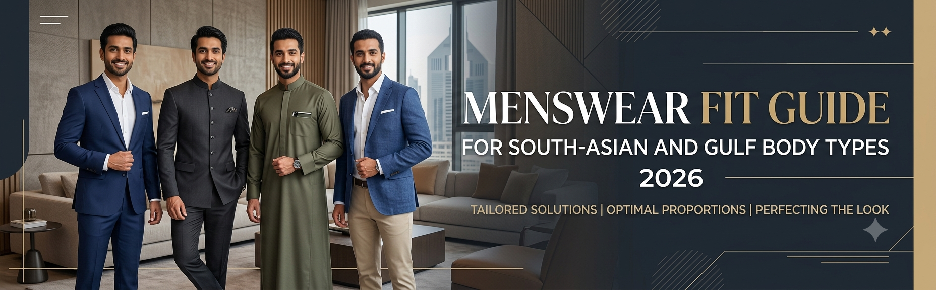 Menswear Fit Guide for South-Asian and Gulf Body Types 2026