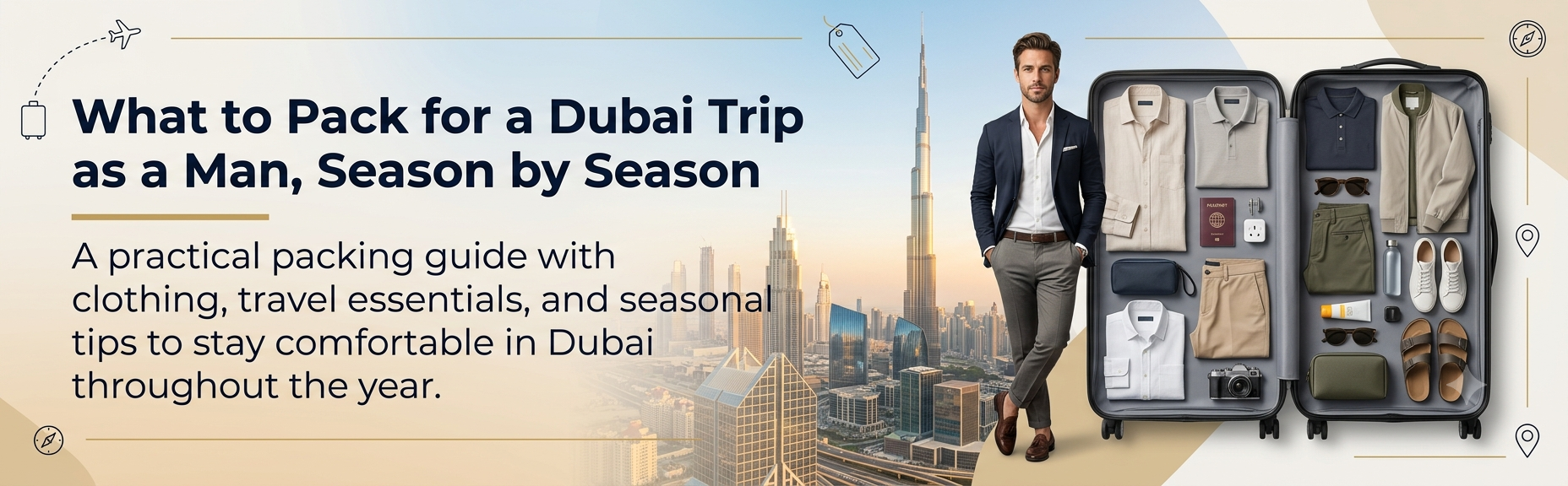 What to Pack for a Dubai Trip as a Man, Season by Season