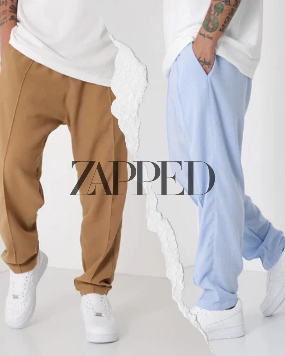 linen bottom for men in camel and ice color with linen top t shirt