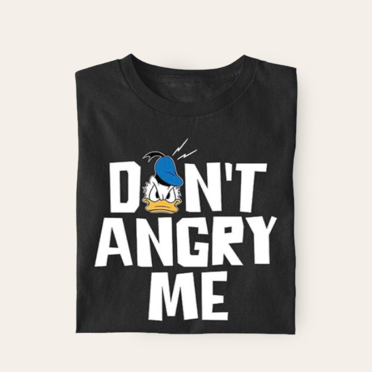 Dont Angry Me Slogan Graphic T-Shirt