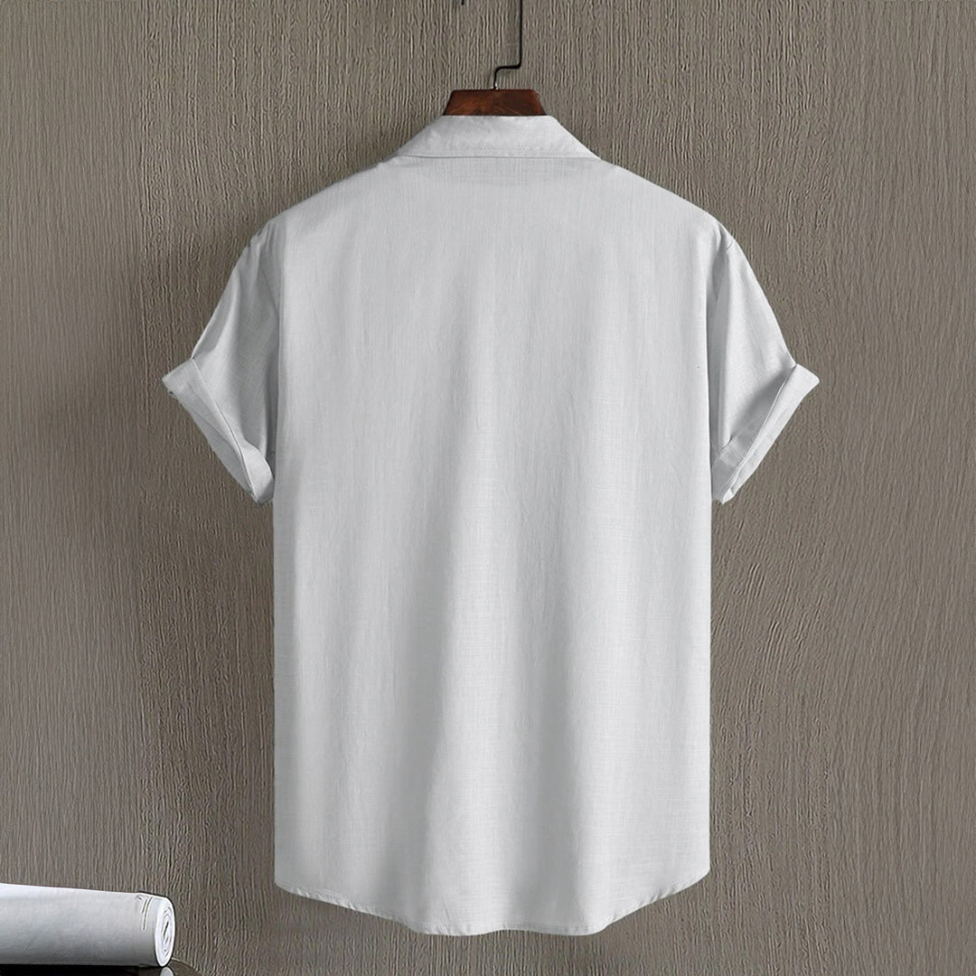 Men's Comfortable, Versatile Casual Shirt - White