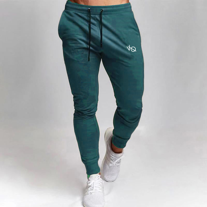 VQ Mens Terry Cotton Trousers- Green