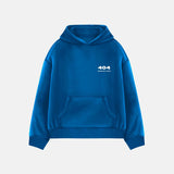 ERROR 404 DROP SHOULDER HOODIE - BLUE