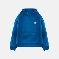 ERROR 404 DROP SHOULDER HOODIE - BLUE