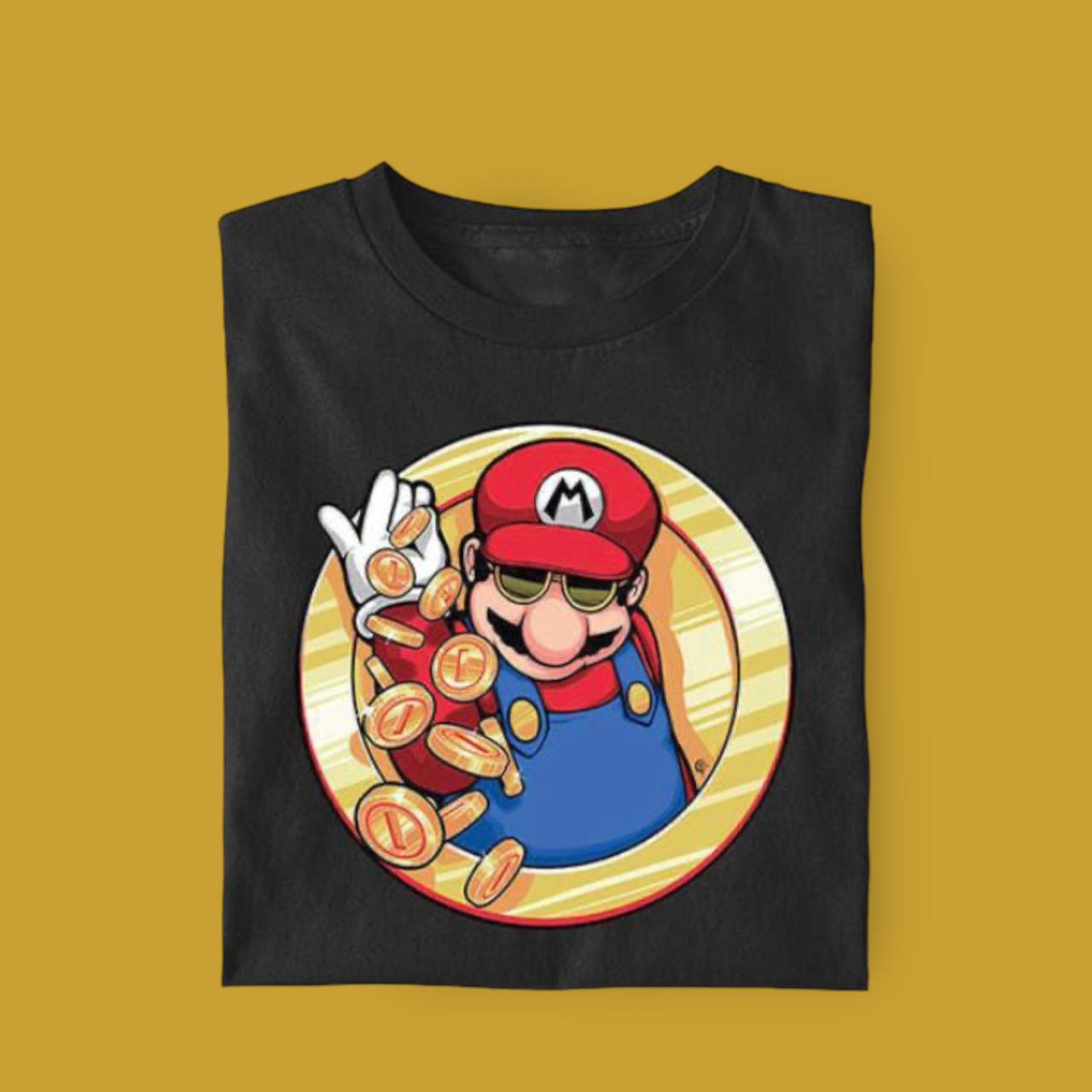 Mario Slogan T-Shirt