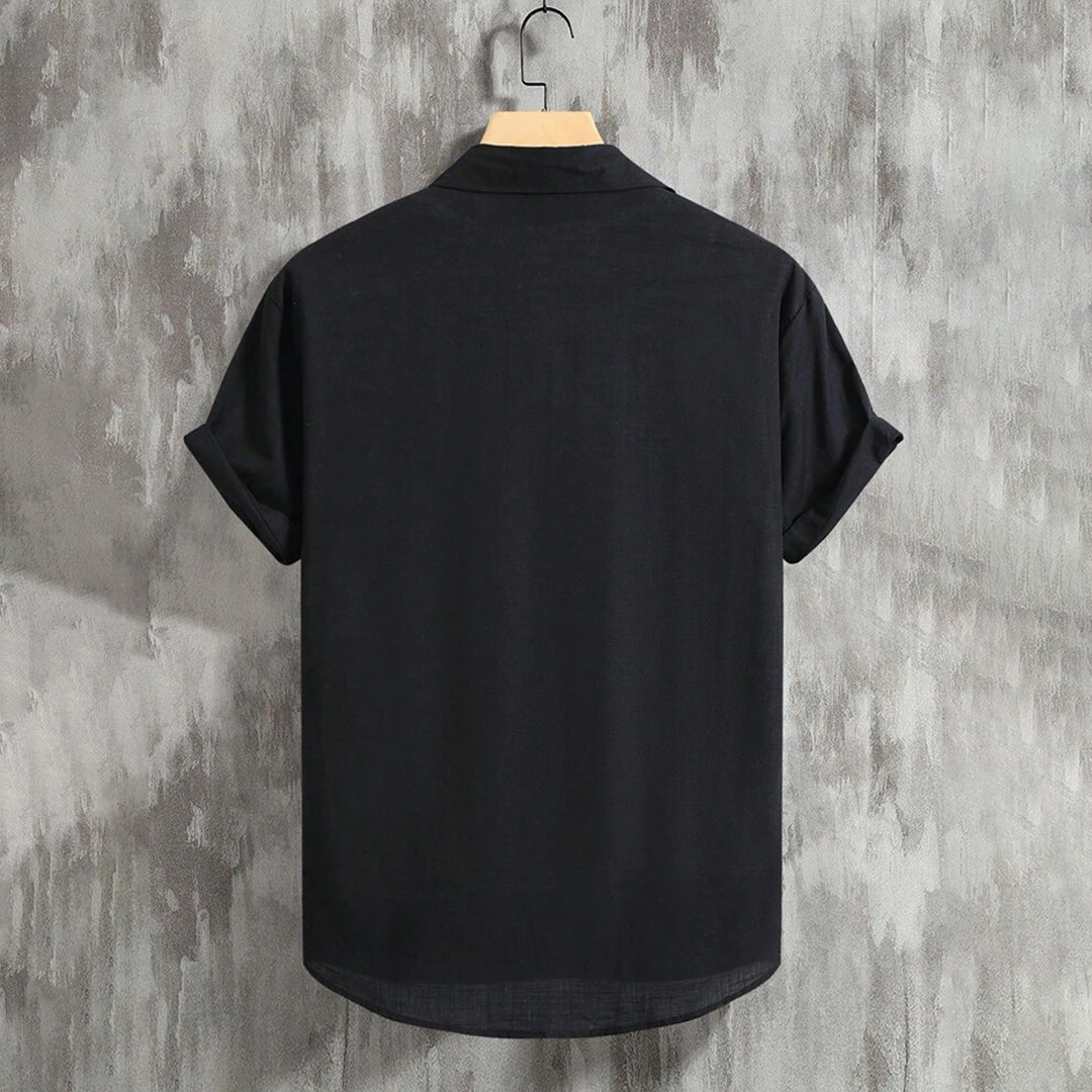 Men's Comfortable, Versatile Casual Shirt - Black