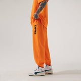 Zapped Oversize T-Shirt & Jogger Pant Cord Set - Orange