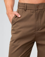 MEN’S BROWN STRAIGHT-FIT PANT