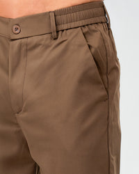 MEN’S BROWN STRAIGHT-FIT PANT