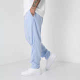 Loose Fit Linen Pant - Blue