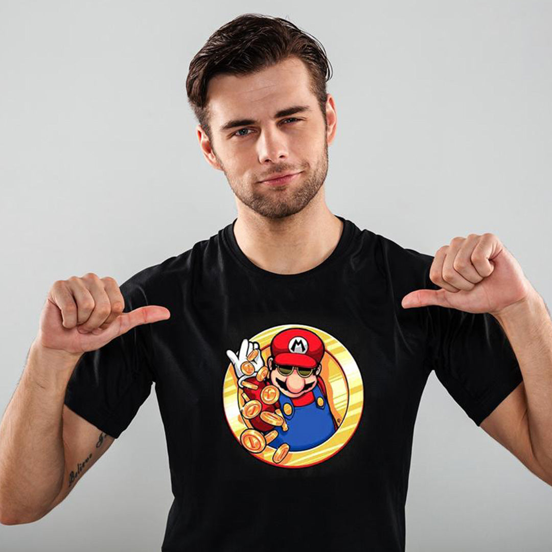 Mario Slogan T-Shirt