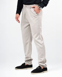 MEN’S BEIGE STRAIGHT-FIT PANT