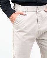 MEN’S BEIGE STRAIGHT-FIT PANT