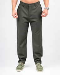 Men’s Olive Green Casual Pants