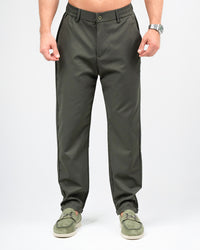 Men’s Olive Green Casual Pants