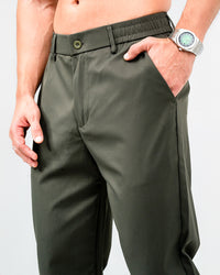 Men’s Olive Green Casual Pants
