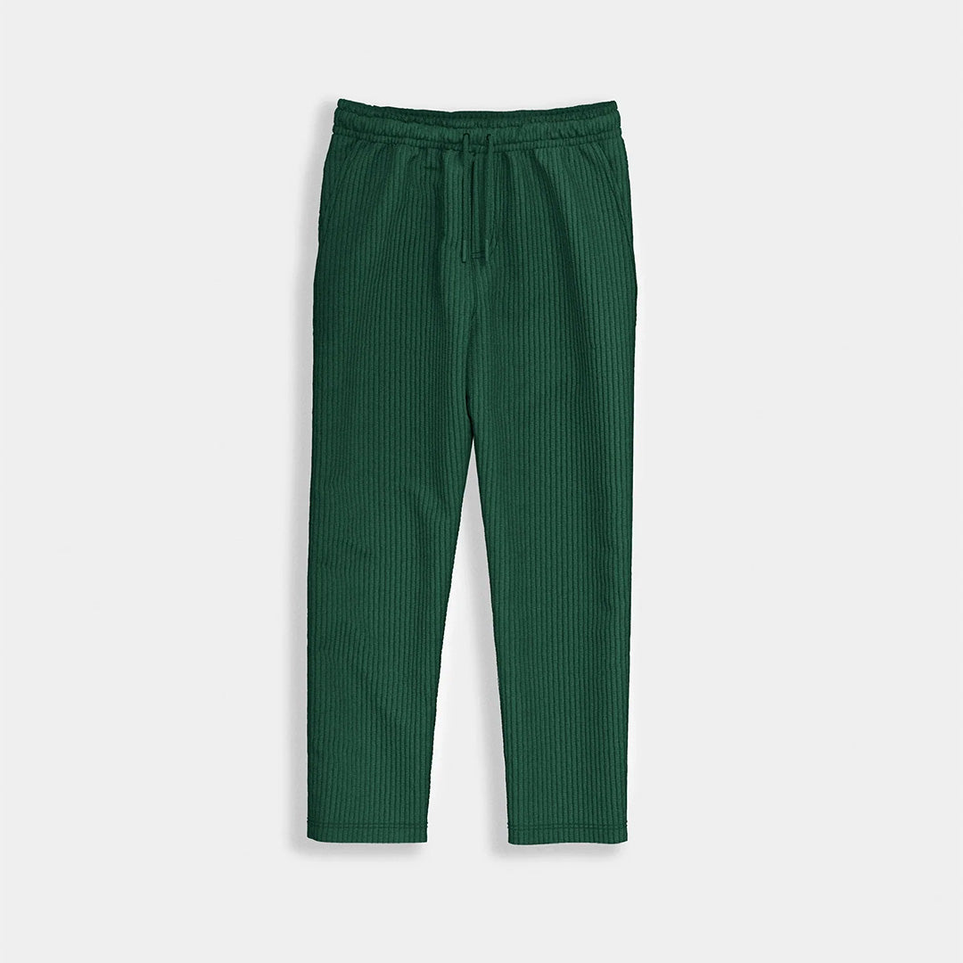 Zapped Loose Fit Cord Pant - Green