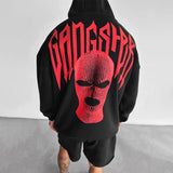 Oversize Gangster Hoodie - Black