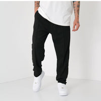 Loose Fit Linen Pant - Black