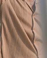 Oversize Structured Shirt & Trouser Set - Caramel