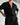 OVERSIZE RIBBED SHIRT - BLACK