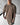 OVERSIZE RIBBED T-SHIRT - BROWN