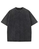 OVERSIZE ACID WASH T-SHIRT - BLACK