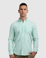 Men’s Mint Green Oxford Button-Down Shirt