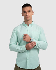 Men’s Oxford Button-Down Shirt - Mint Green
