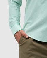 Men’s Mint Green Oxford Button-Down Shirt