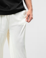 MEN’S BEIGE RELAXED-FIT LOUNGE PANTS