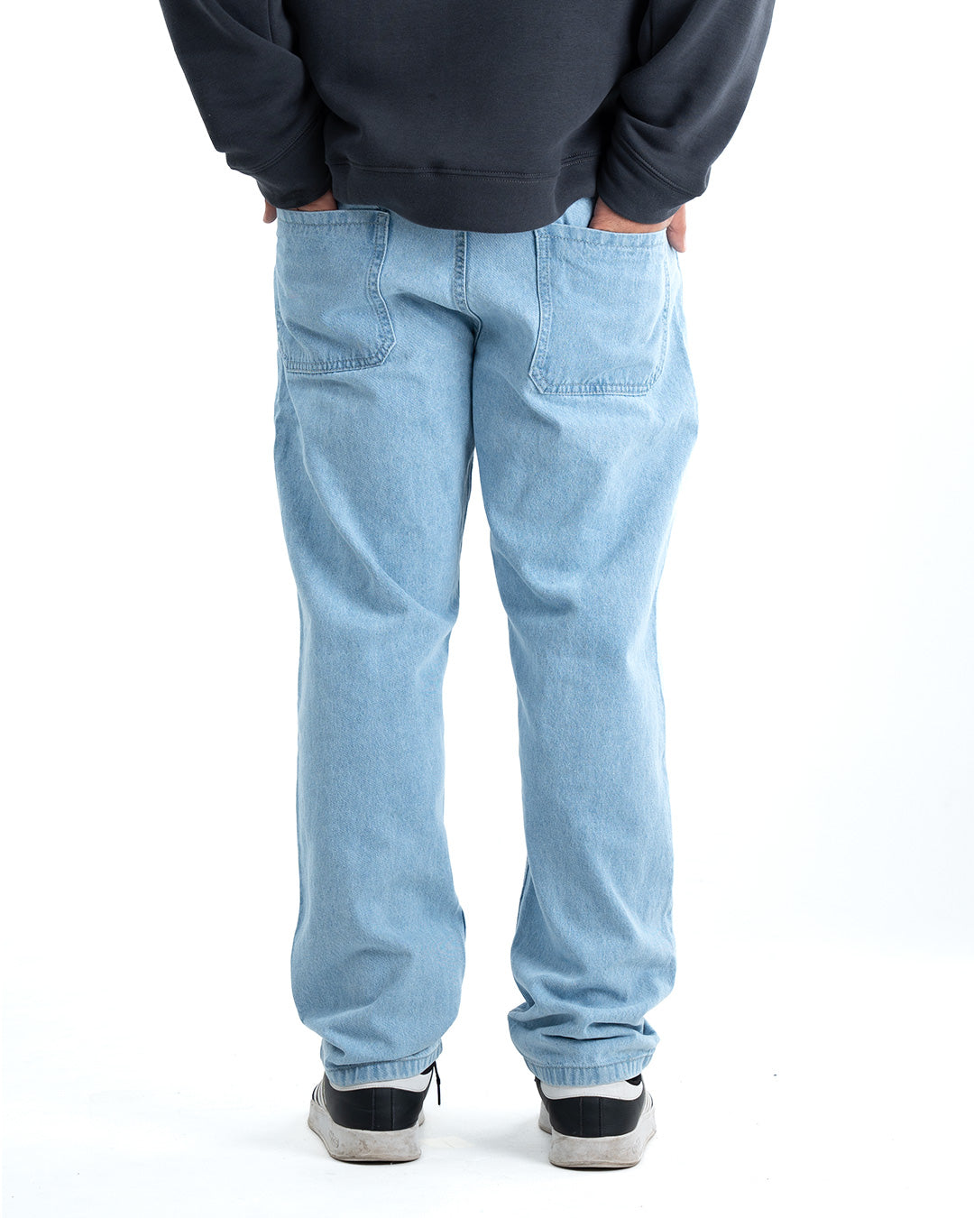 Men's Relaxed Modern Fit Denim Jeans – Ice Blue