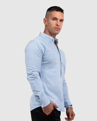 Men’s Light Blue Oxford Button-Down Shirt
