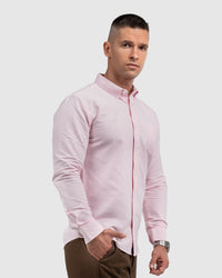 Men’s Light Pink Oxford Button-Down Shirt