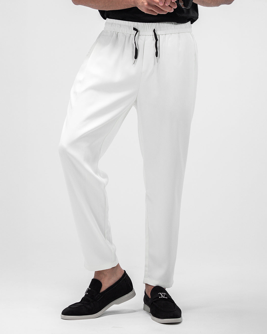 MEN’S CREAM RELAXED-FIT JOGGER PANTS