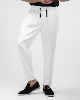 MEN’S CREAM RELAXED-FIT JOGGER PANTS