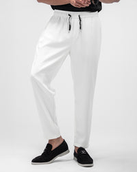 MEN’S CREAM RELAXED-FIT JOGGER PANTS