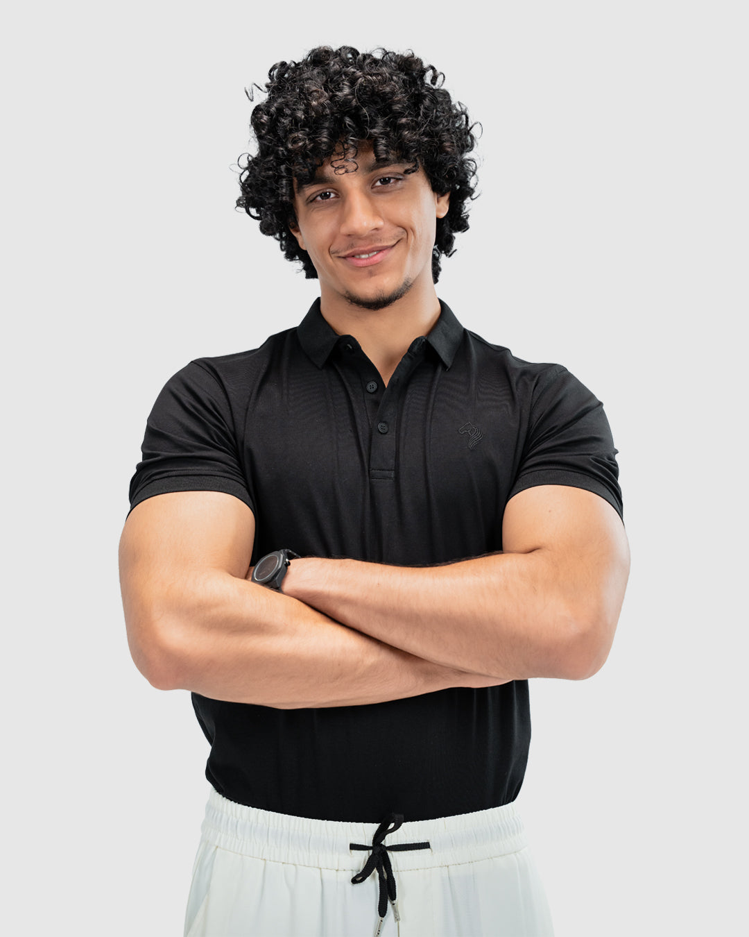 Men’s Black Polo T-Shirt