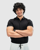 Men’s Black Polo T-Shirt