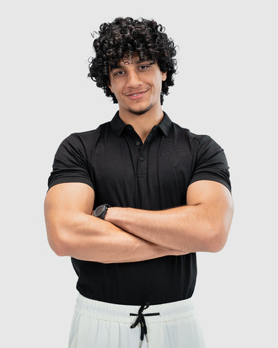 Men’s Black Polo T-Shirt