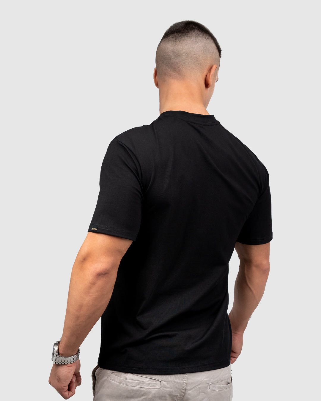 Men’s Black Crew Neck T-Shirt