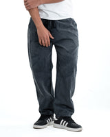 Men's Washed Denim Joggers - Grey